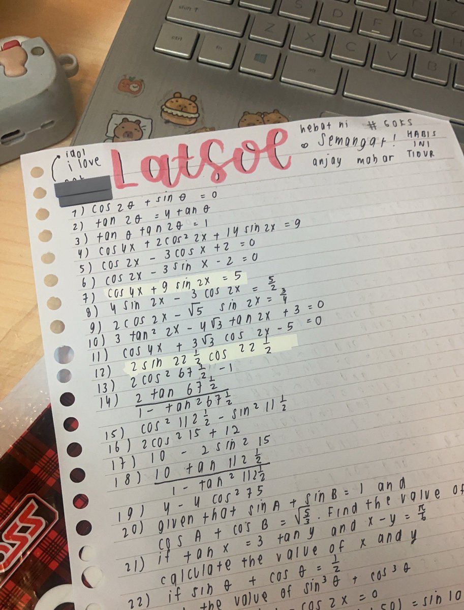 futurephaarm's tweet image. yey belajar untuk uas hari terakhirr! meskipun bikin pusing bangeets tapii lumayan enjoy ngerjainnya. semogaa nilainyaa bagus aamiin 🤓⭐️