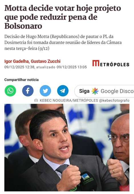 bbluebrasil3's tweet photo. Depois ñ reclamem @davialcolumbre e @HugoMottaPB. O pior e + canalha Congresso q o Brasil já teve! PL da Dosimetria é impunidade p/golpistas! 
CONGRESSO INIMIGO DO POVO
HUGO NEM SE IMPORTA
SEM ANISTIA
SEM DOSIMETRIA https://t.co/ArbJDw7Dez
