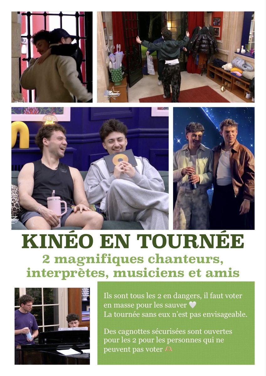 pliskoGOAT's tweet photo. Kinéo en tournée 🫶🏼 #StarAcademyLeLive #StarAcademy https://t.co/52wqnaPmhA