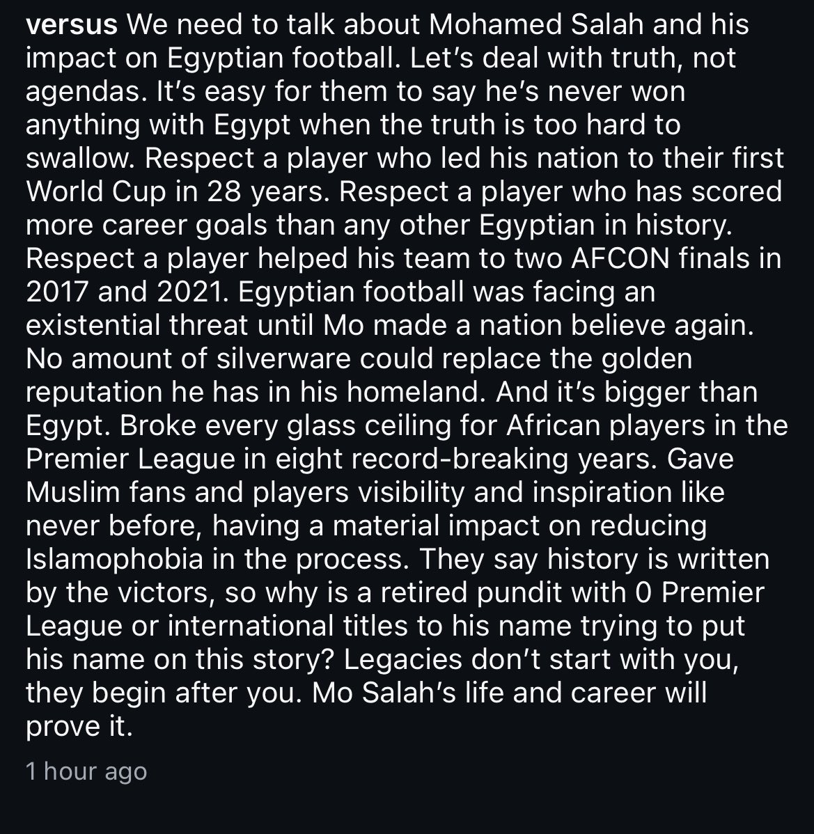 “Why is a retired pundit with 0 Premier League or international titles to his name trying to put his name on this story?” 

<a href="/vsrsus/">VERSUS</a> responds to Jamie Carragher. 🗣️