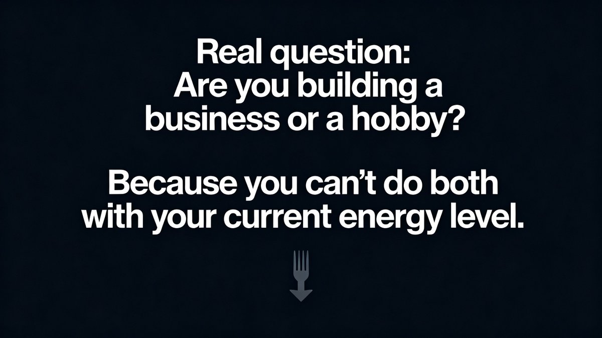 Real question: Are you building a business or a hobby? Because you can't do both with your current energy level.