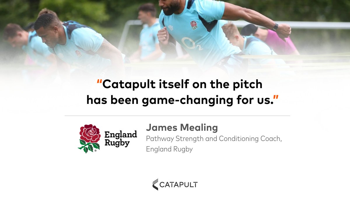 catapultsports's tweet photo. "Catapult itself on the pitch as been game-changing for us" Hear from England Rugby how Catapult has helped them to build success throughout the game 🏉 Watch the full documentary here -> https://t.co/y4b6wU18p0

#UnleashPotential #InnovationInSport https://t.co/RGoTnBTk4c