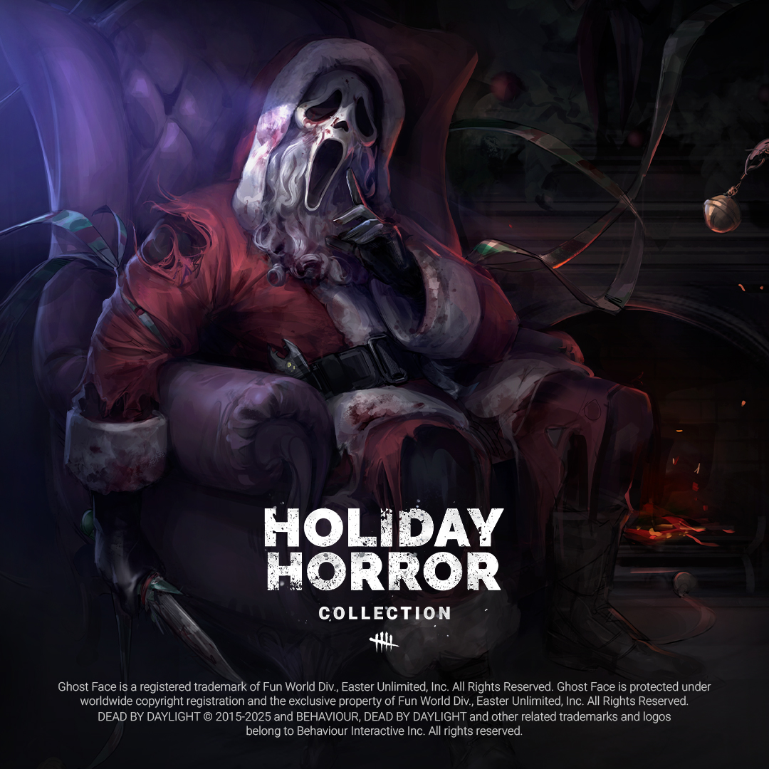 É hora de decorar as casas com... bom, acho melhor você não saber.   
Seja o terror das festas com estes conjuntos de tempo limitado para o Ghost Face, o Cara Legal e Gabriel Soma, disponíveis até 6 de Janeiro.