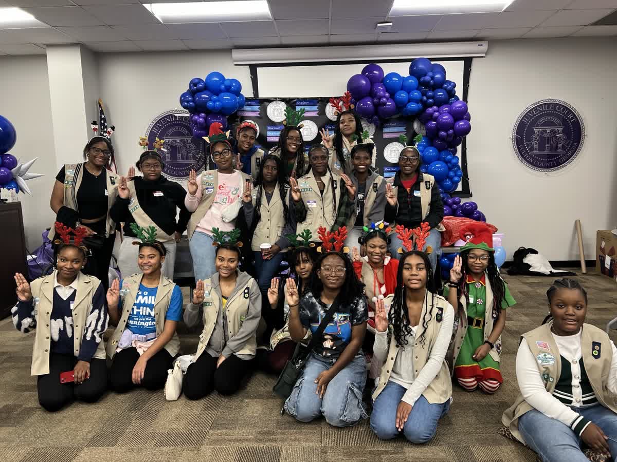 HUGE props to Girl Scout Troop 40029 for their help with the 2025 Holiday Wrap! These young leaders deserve their own post for all the work they did to bring joy to the children we serve.