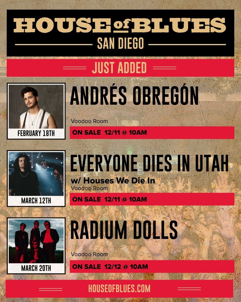 House of Blues San Diego tweet media