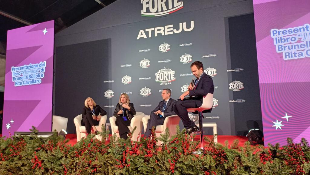 Ad Atreju 2025,per la presentazione del libro “Il Verminaio”, insieme al Direttore di Affaritaliani.it Marco Scotti e al magistrato Sebastiano Ardita, alla presenza delle autrici Brunella Bolloli e Rita Cavallaro.

#atreju2025 #seidiventataforte