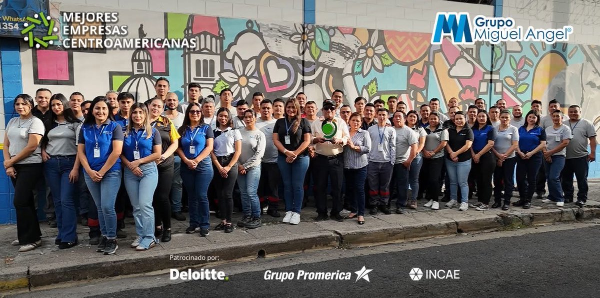 imasadecv's tweet photo. Celebramos un logro que nos llena de orgullo:
Grupo Miguel Angel ha sido reconocido como una de las 𝐌𝐞𝐣𝐨𝐫𝐞𝐬 𝐄𝐦𝐩𝐫𝐞𝐬𝐚𝐬 𝐂𝐞𝐧𝐭𝐫𝐨𝐚𝐦𝐞𝐫𝐢𝐜𝐚𝐧𝐚𝐬 𝟐𝟎𝟐𝟓🙏🏼

#MECA2025 #MejoresEmpresasCentroamericanas2025 #GrupoMiguelAngel https://t.co/k8tghCmpAN
