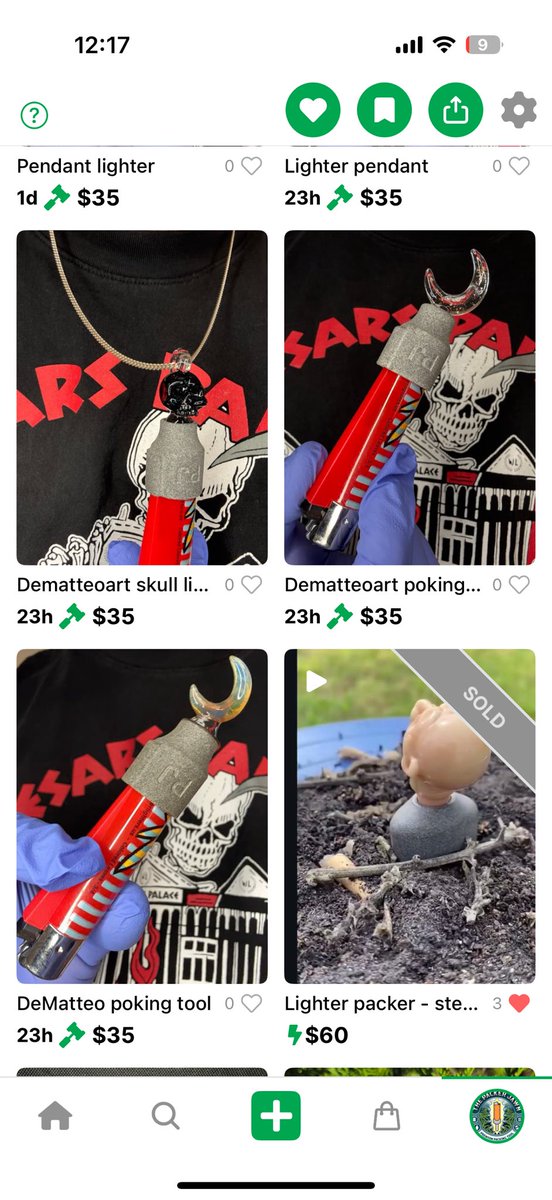 PackerJawn's tweet image. We have some dematteoart poking tools and pendant lighters! On our GlassPass account! 

Get the all glass pass and check us out @ packer jawn! 

Huge auction items! Get them for a steal! Great stocking stuffers! 

Hell of gift for anyone into astrology the 🌙 are awesome!