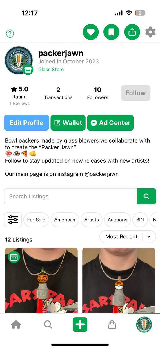 PackerJawn's tweet image. We have some dematteoart poking tools and pendant lighters! On our GlassPass account! 

Get the all glass pass and check us out @ packer jawn! 

Huge auction items! Get them for a steal! Great stocking stuffers! 

Hell of gift for anyone into astrology the 🌙 are awesome!