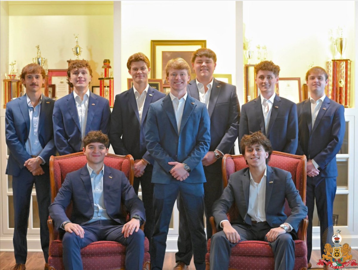 OUKappaAlpha's tweet photo. Congrats to the newly elected Executive Council of Beta Eta for the 2025-2026 year. #rushtheorder

I - President: Brenton Lee 
II - Vice President: Luis Ferrari
III - Recording Secretary: Cody Dean https://t.co/Qbxo3mqHhh