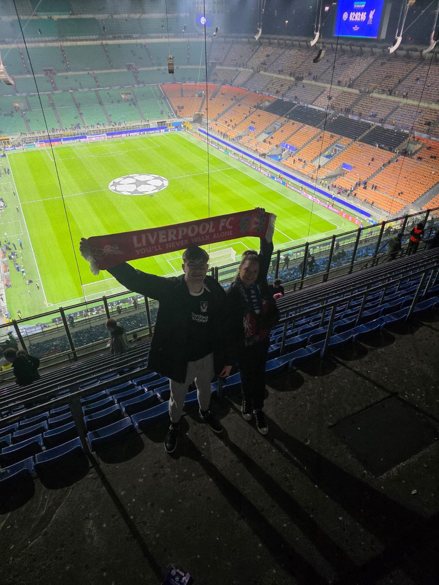 LFCBilly2001's tweet photo. @FVAllRedTickets @ben_atkinson__ 
Thanks for sorting me and my mum out for our first European away. Hopefully many more to come in the future https://t.co/LuWHZecd4s