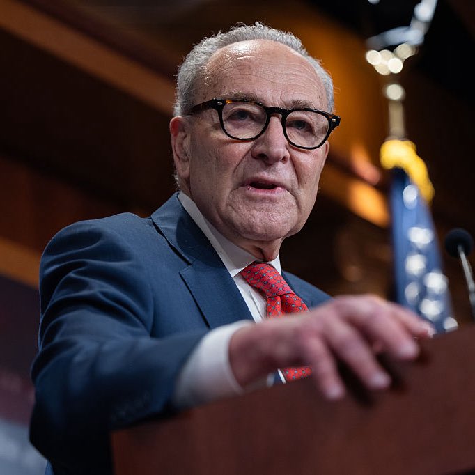 AFpost's tweet image. Senator Chuck Schumer has introduced a resolution to formally condemn Nick Fuentes for questioning the Holocaust, noting the inauspicious influence of “organized Jewry,” praising Hitler as “awesome,” advocating for the imprisonment of criminal Blacks, and hosting “Hitler Friday.”…