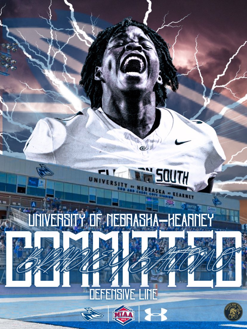 Bradbationo's tweet photo. I’m excited to announce my commitment to @UNK_Football @CoachRHeld @OpPhotovideo 
#lopers up 🤘 https://t.co/jCQPnf2jjS