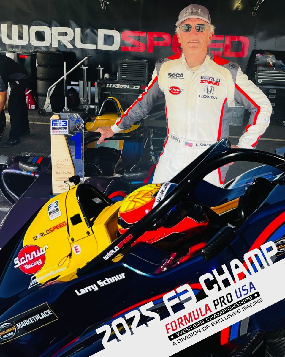 WorldSpeed's tweet image. Schnur’s 2025 Season Stats (10 Races):

F3 Championship: 1st Place
Podiums: 7
Wins: 3
Fastest Laps: 2

Expect to see Larry back in the hunt in '26!