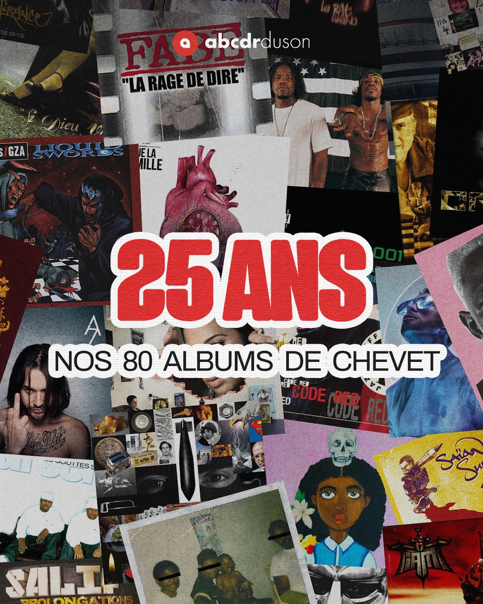 Pour ses 25 ans, seize membres de la rédaction de l'Abcdr du Son racontent leurs albums de chevet. 80 disques qui ont marqué leurs auteurs, pour des raisons personnelles qu’ils racontent.

➡️ abcdrduson.com/articles/les-a…

📝 La Rédaction
🎨 Camille Damarin
