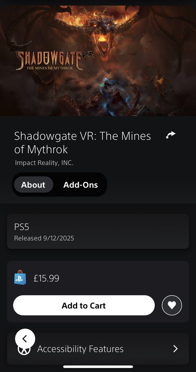futureVrking's tweet image. Shadowgate. VR:the mines of Mythrok is available now on PSVR2