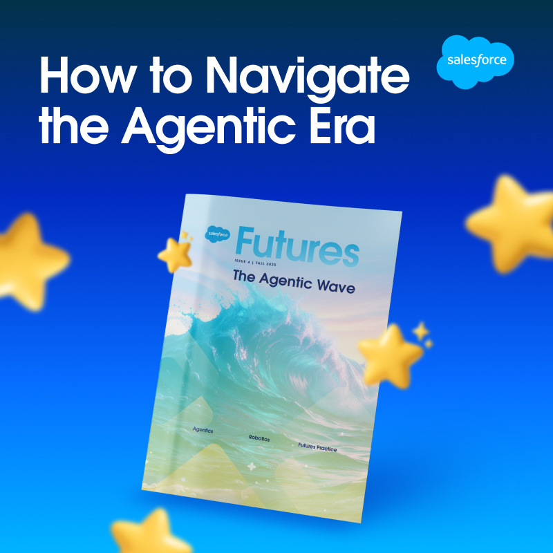 SalesforceNews's tweet photo. A team of futurists from Salesforce recommends what companies should do to prepare for agentic AI.