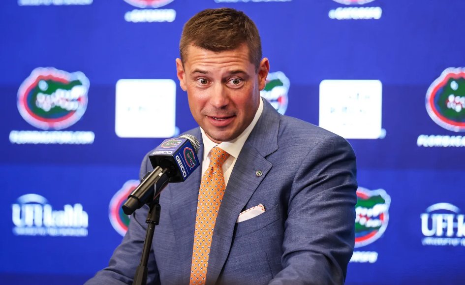 IreneQueen1e's tweet photo. After Lane Kiffin ghosted the Florida Gators, Scott Stricklin zeroed in on Jon Sumrall, who now takes over as the Gators' new head coach!  https://t.co/Wt1bArlQhi https://t.co/C2zbAahALO
