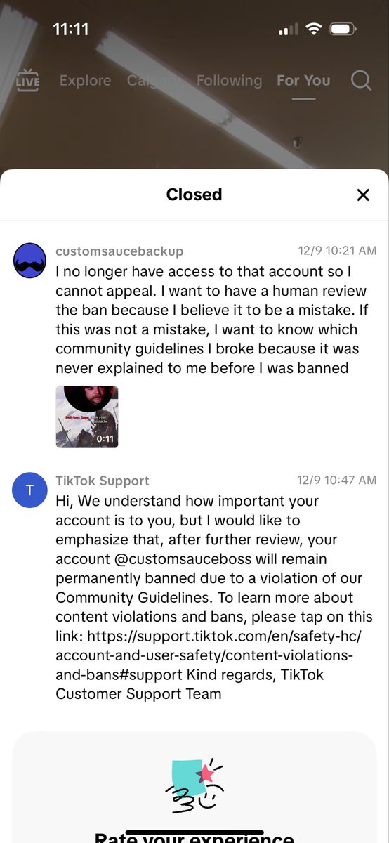 SauceCustom's tweet image. Day 17 of trying to talk to a human because your ai bots are the stupidest things on the planet @TikTokSupport #bannerlord @TaleWorlds