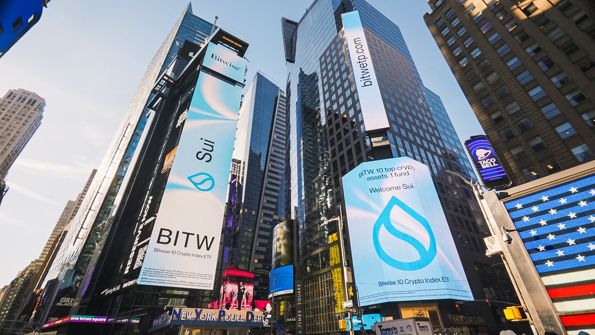 BitwiseInvest's tweet image. Sui. Designed to make digital asset ownership fast, private, secure, and accessible.

Now in the Bitwise 10 Crypto Index ETF (NYSE: BITW).