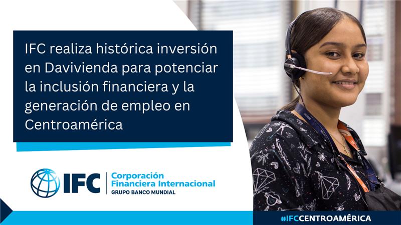 IFC_LAC's tweet photo. @IFC_org invierte USD 150 millones en la filial de Banco Davivienda en Centroamérica para:
🏦 Ampliar el acceso a financiamiento para pymes
🟢 Impulsar iniciativas de sostenibilidad
👩🏽‍🏭 Generar empleo
Conoce más: https://t.co/nBlhK0mjio https://t.co/TE5U4qVhkw