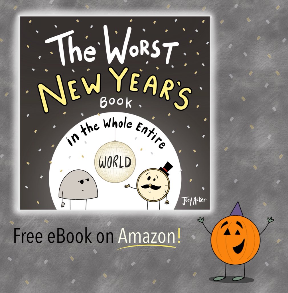 ackersbooks's tweet image. The Worst New Year’s Book in the Whole Entire World is here… and the eBook is FREE through 12/12.

Nameless already regrets being in a New Year’s book.
Grab it here:
a.co/d/gc8WXf1