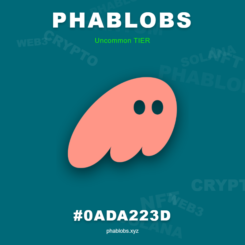 RewemsX's tweet photo. @MagicEden 3.3B+
Unique Combinations
Every Solana wallet gets a unique Phablob Avatar (NFT-ready metadata). 
Every Phablob has a unique HEX ID like #1A3F5C7E and Metaplex-ready metadata.

Generated on https://t.co/F5a6k1ztSM

#Phablobs #SolanaNFT #PumpFun #NFTs https://t.co/vOXW2Hez57