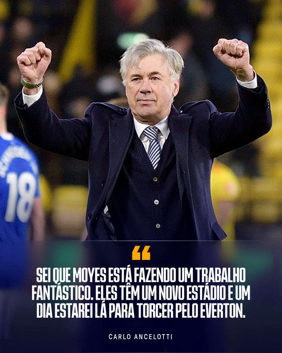 Carlo ainda tem boas lembranças de seu período no Everton! 🤩