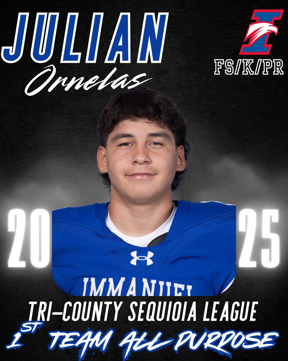 Congrats to Julian Ornelas for earning All-League!