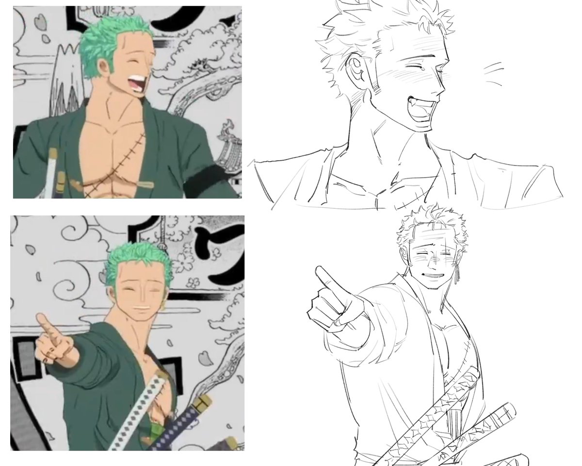 i really like giggly zoro