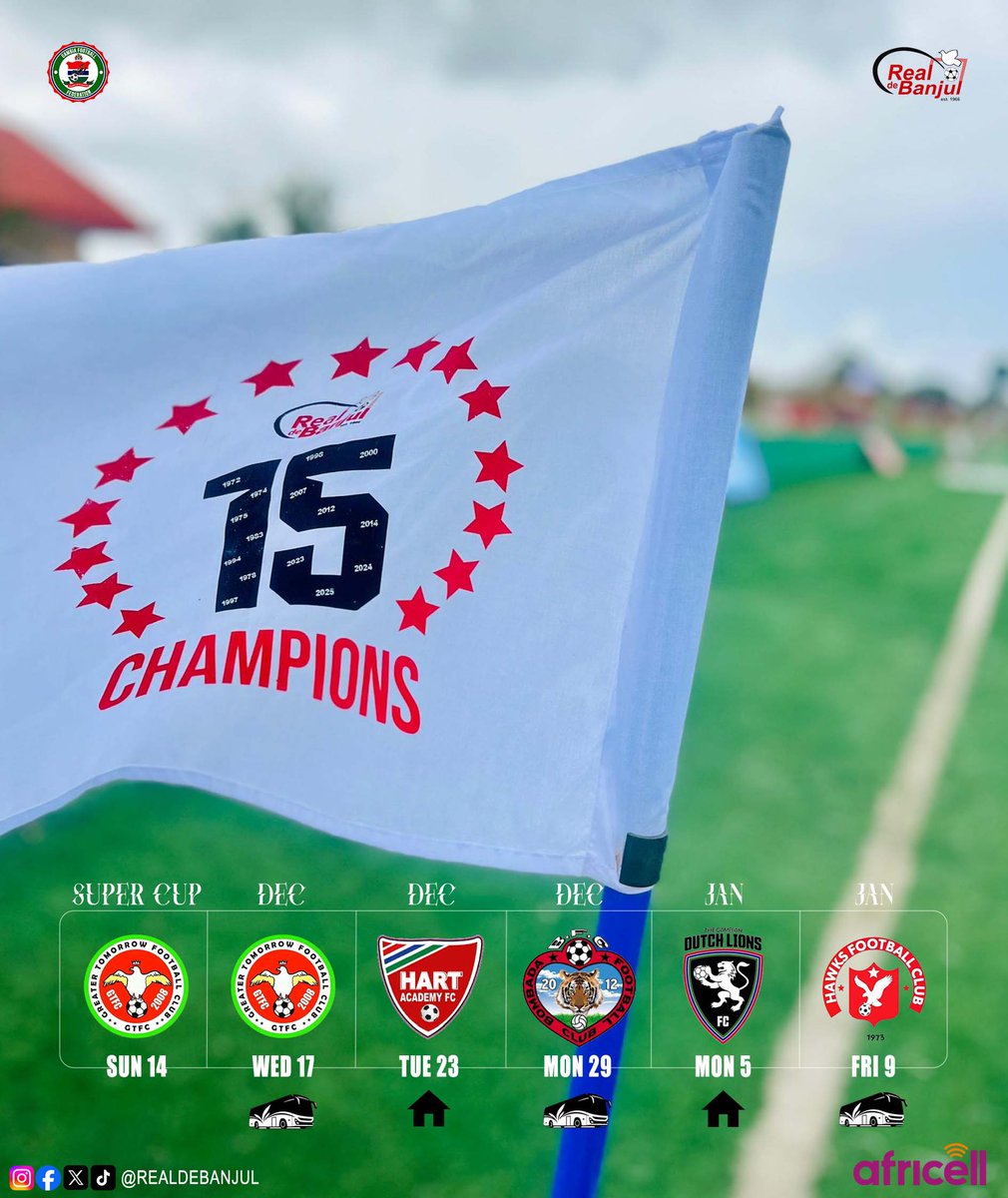 𝘏𝘌𝘙𝘌-𝘞𝘌-𝘎𝘖: 𝗛𝗘𝗥𝗘 𝗜𝗦 𝗢𝗨𝗥 𝗙𝗜𝗥𝗦𝗧 𝗦𝗜𝗫 𝗙𝗜𝗫𝗧𝗨𝗥𝗘𝗦 𝗙𝗢𝗥 𝗧𝗛𝗘 𝟮𝟬𝟮𝟱/𝟮𝟲 𝗚𝗙𝗙 𝗗𝗢𝗠𝗘𝗦𝗧𝗜𝗖 𝗦𝗘𝗔𝗦𝗢𝗡, 𝗜𝗡𝗖𝗟𝗨𝗗𝗜𝗡𝗚 𝗚𝗙𝗙 𝗦𝗨𝗣𝗘𝗥 🤍✊🏽.
1/4