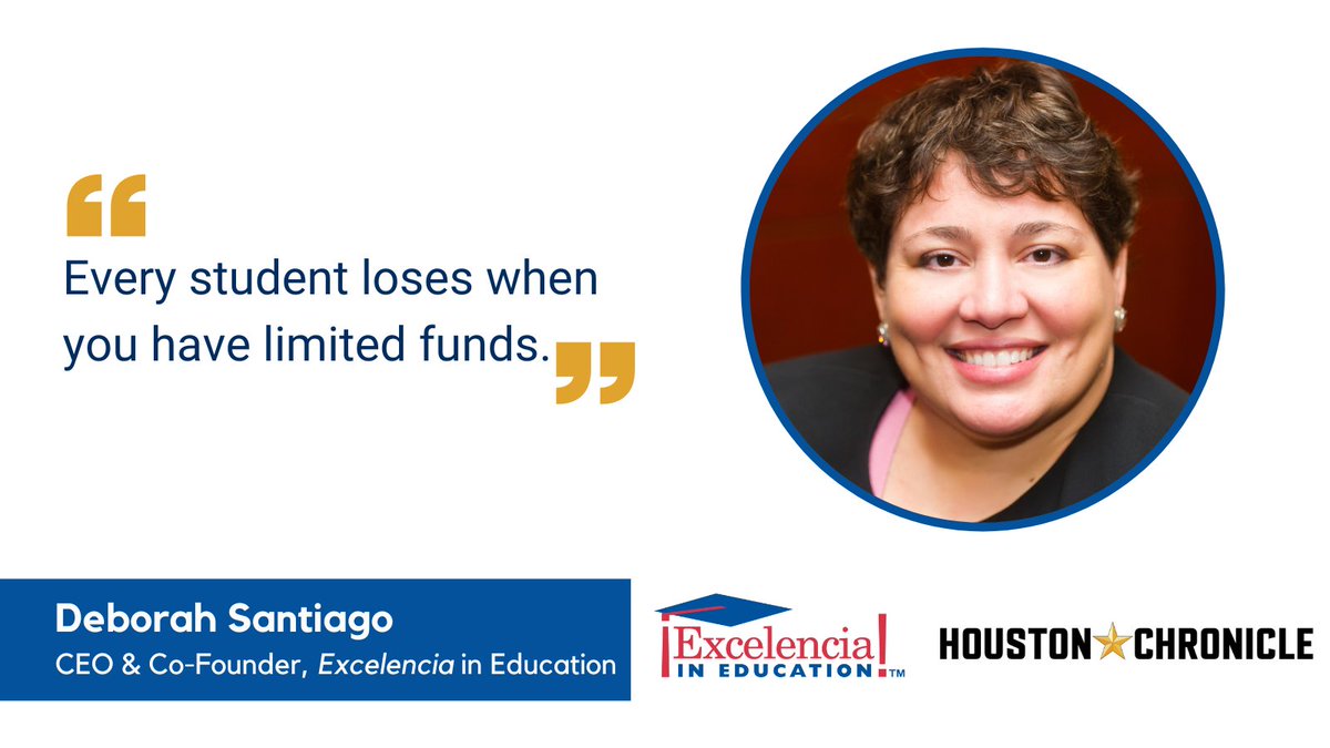 EdExcelencia's tweet image. .@EdExcelencia finds Texas HSIs are being denied $64M in Congressionally approved funds after the Dept. of Ed ended key #HSI grants — impacting students of all backgrounds.

Explore @ds_excelencia's insights in @sam_kett's @houstonchron piece: houstonchronicle.com/news/houston-t…