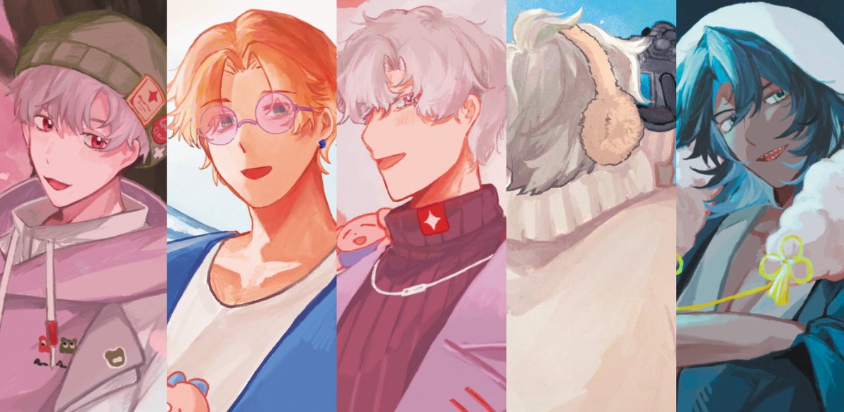 畫完了拼在一起👌
偷上個 #阿萬人迷 
這裡好恐怖（？）我一直在畫有上色的圖🫨