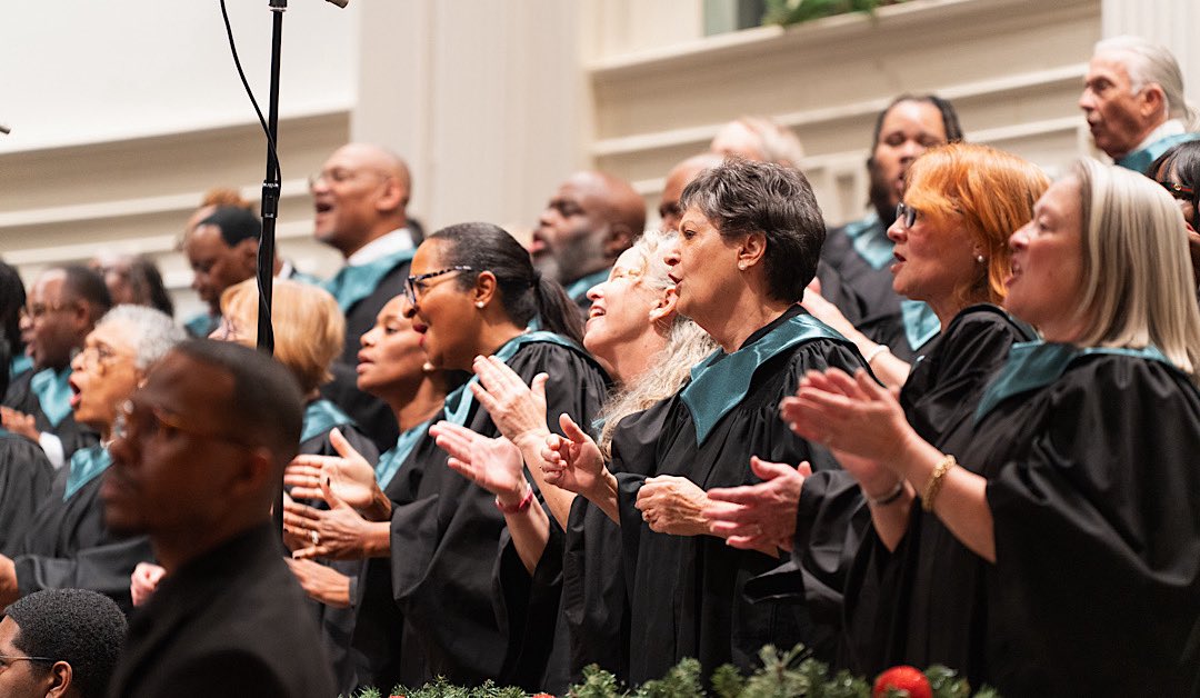 csogospel's tweet photo. You asked for the altos — and here we are! We’re still buzzing after our tremendous annual concert, and sending you all the warmest wishes for a wonderful, joy-filled Christmas! https://t.co/gnusTaTv36