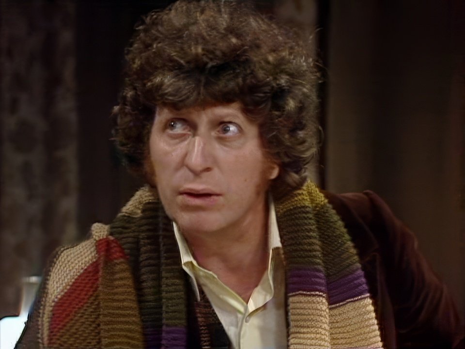 Tom Baker in "Image of the Fendahl". #TomBaker #DoctorWho #FourthDoctor