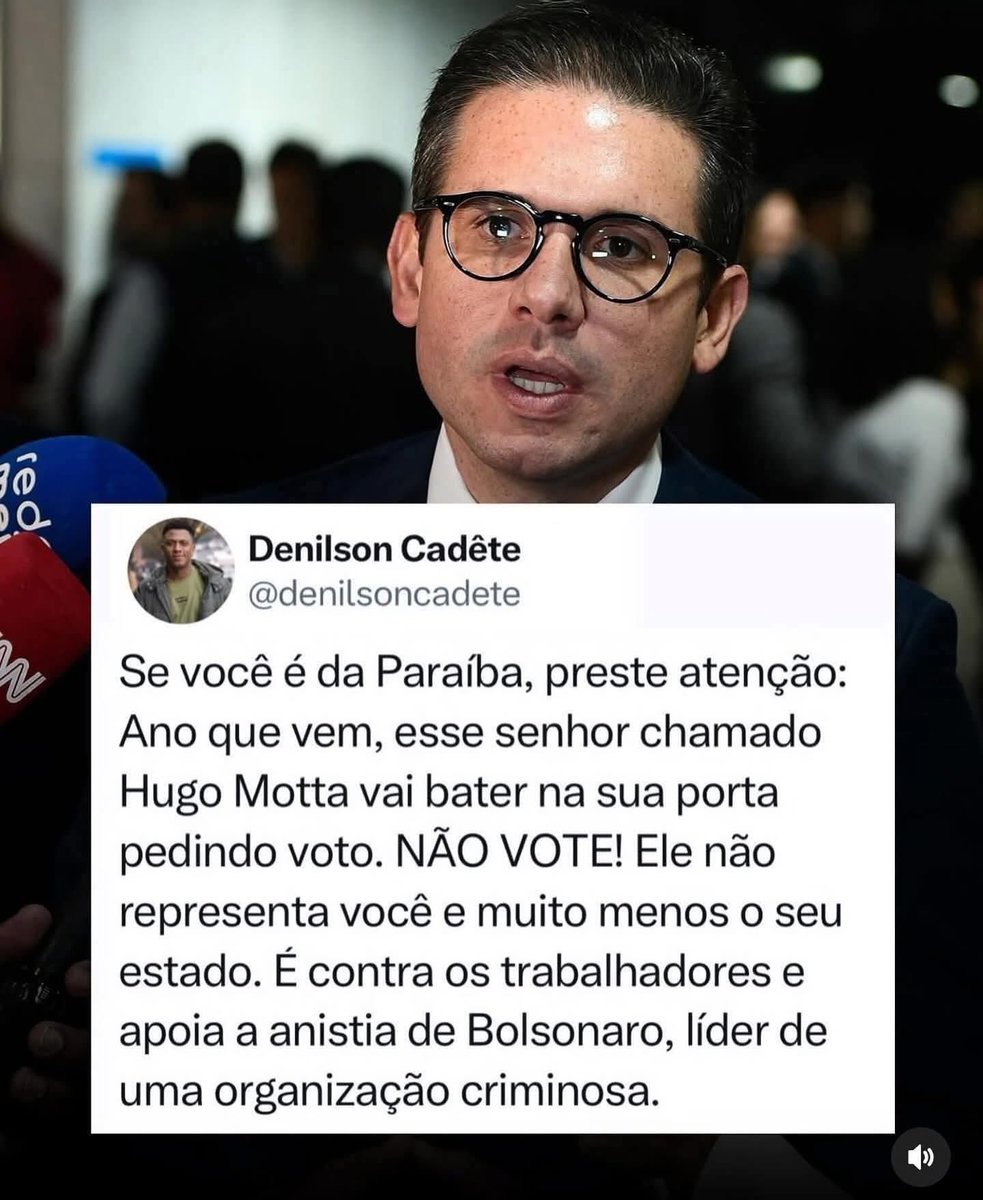 <a href="/HugoMottaPB/">Hugo Motta</a> Carniça!

SEM ANISTIA 
SEM ANISTIA