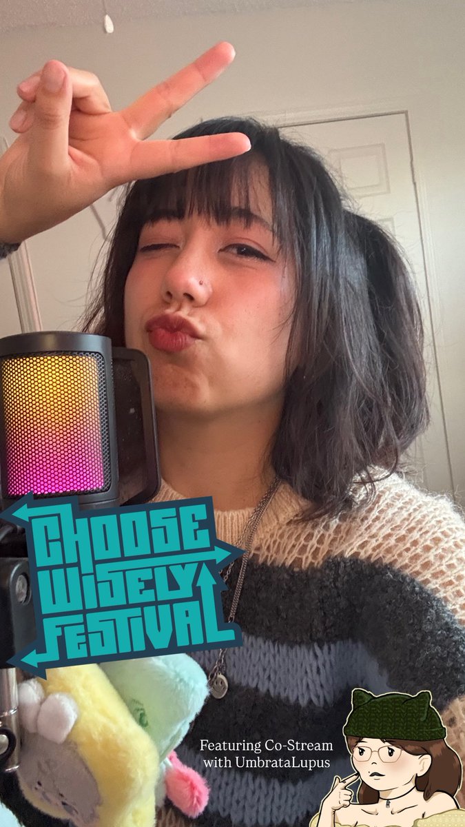 WE'RE LIVE for the #ChooseWiselyFest ✨  <a href="/EphuaHQ/">Studio Ephua 🦋 Wishlist In Ashes</a>

Tonight, we'll be checking out the demo for #Murky @mechastudios and a special costream with UmbrataLupus for #DeathandFaeology <a href="/mushroomallow/">🍁 Wishlist Ookami Okami on Steam 🍁</a>

COME HANG!
twitch.tv/valalalife