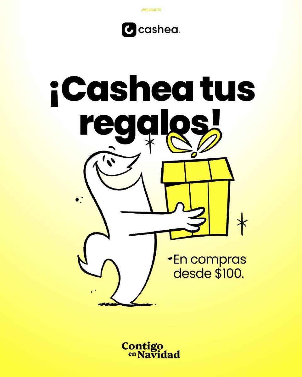 ¡Llegó el modo más cuotas versión navideña! 🎄

¡Hasta el 24 de diciembre! Llévate esos regalitos hasta en 12 cuotas, en compras desde $100 en muuchos de nuestros aliados. 💛

¡Aprovechaaaa y celebra a lo grande! 🎁✨