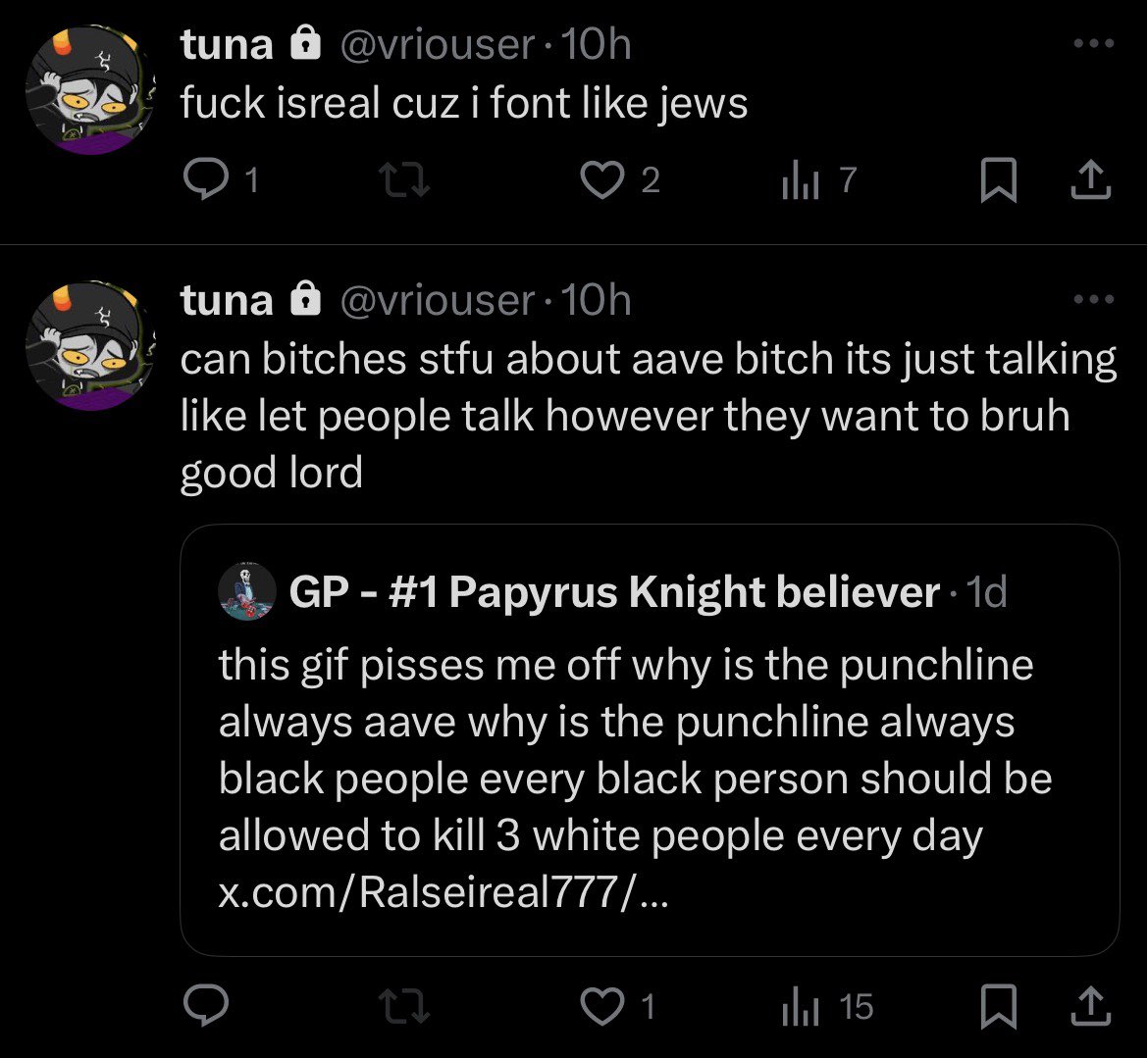 cynnamonspyder's tweet image. this guys racist btw ❤️‍🩹