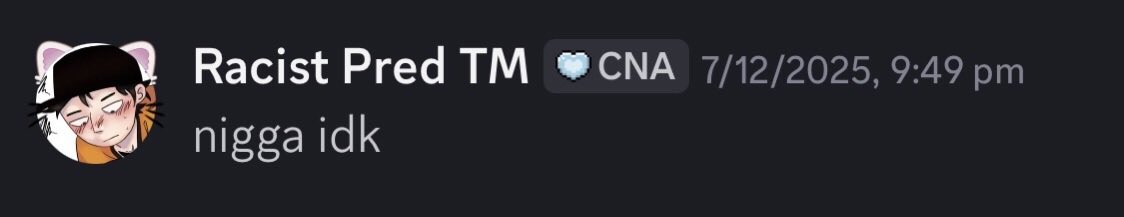 cynnamonspyder's tweet image. this guys racist btw ❤️‍🩹