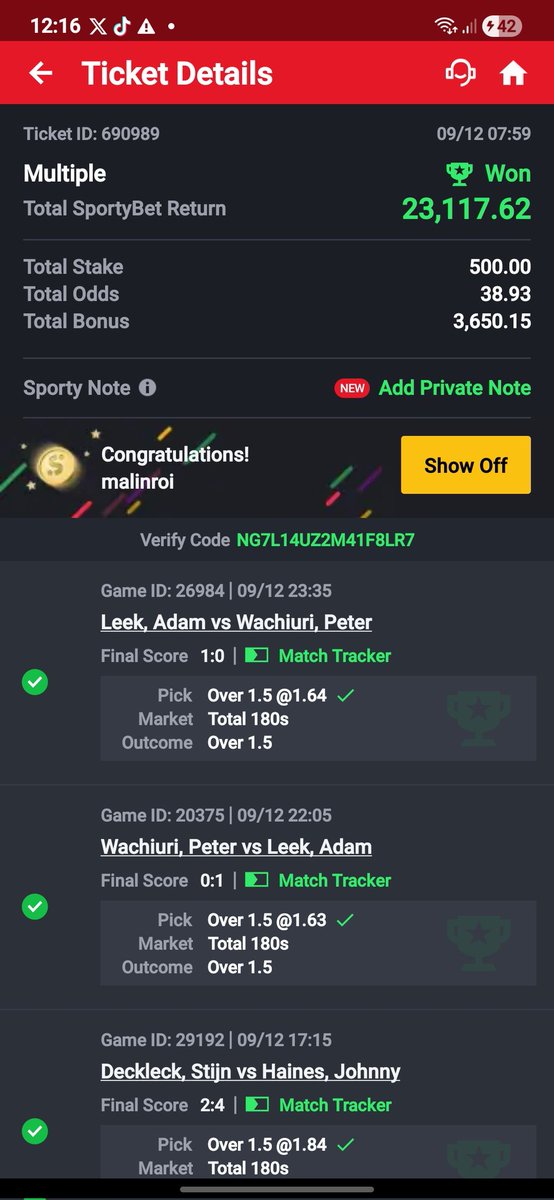 Malin_deroi's tweet photo. @PH_first_coder I remove some games and still win, thank you brotherly. More boom https://t.co/aSkqkXLQv2