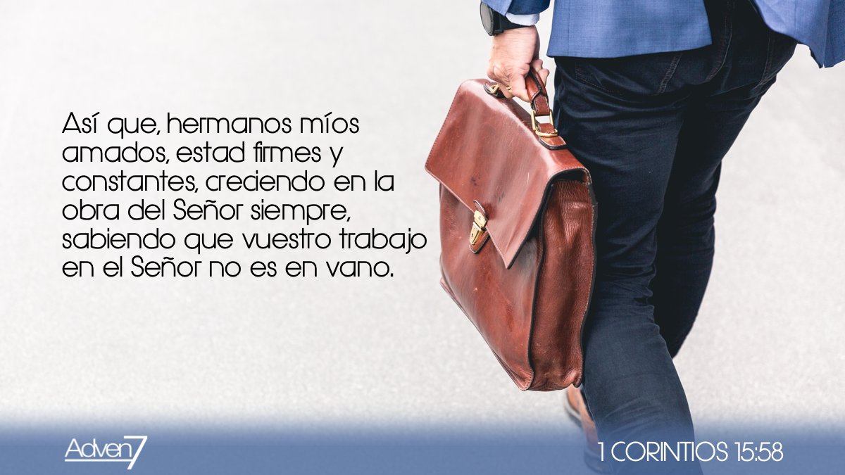 Adven7TV's tweet image. #Miércoles #PalabraDeDios #Obra