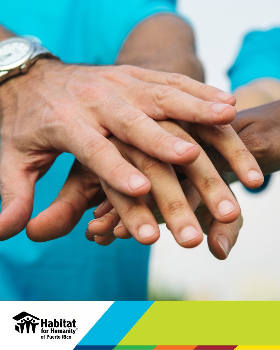 Manos que construyen futuro. 
..
🪚 habitatpr.org