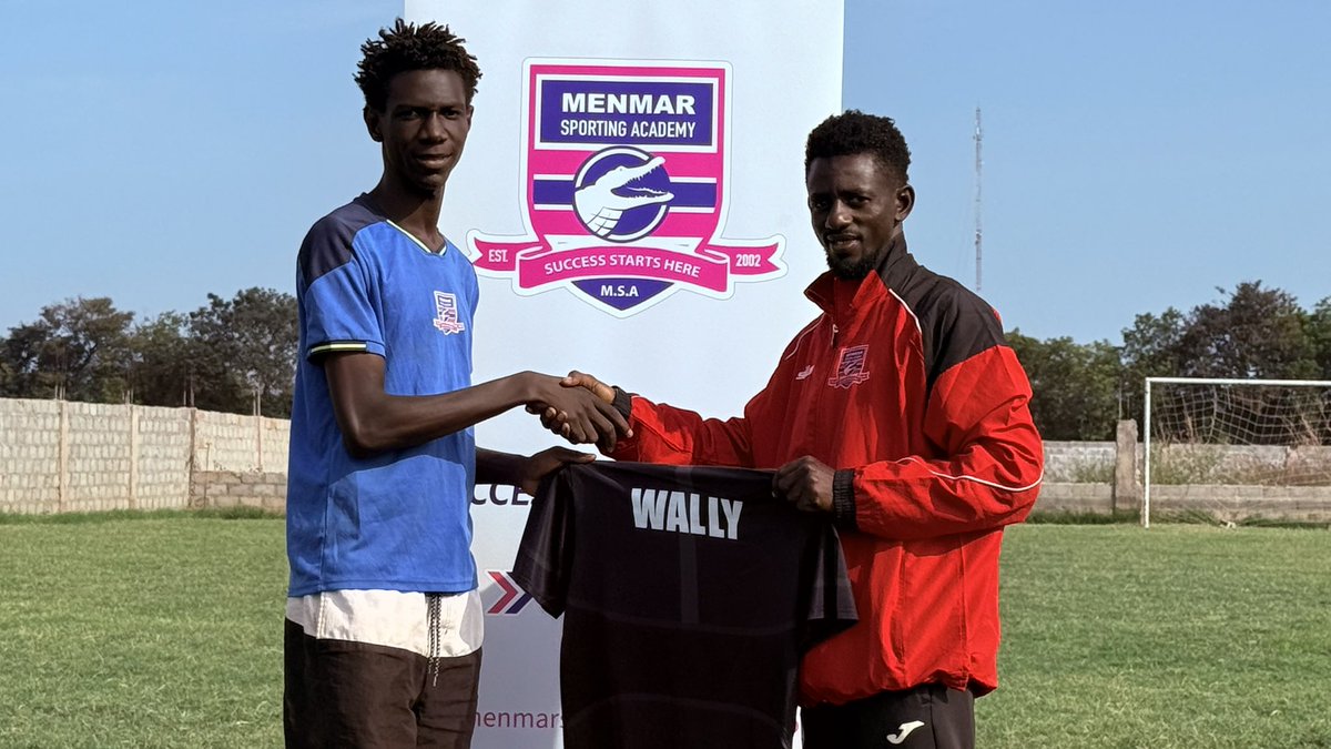 menmaracademy's tweet photo. We want to wish a Happy Birthday to our fantastic striker, Wally Sanyang, as he turns a year older!

Our Acting Footballing Director, recognized Wally's dedication to the Academy with a brief presentation. This recognition highlights the commitment of players like Wally. https://t.co/rQwJq0ewC6