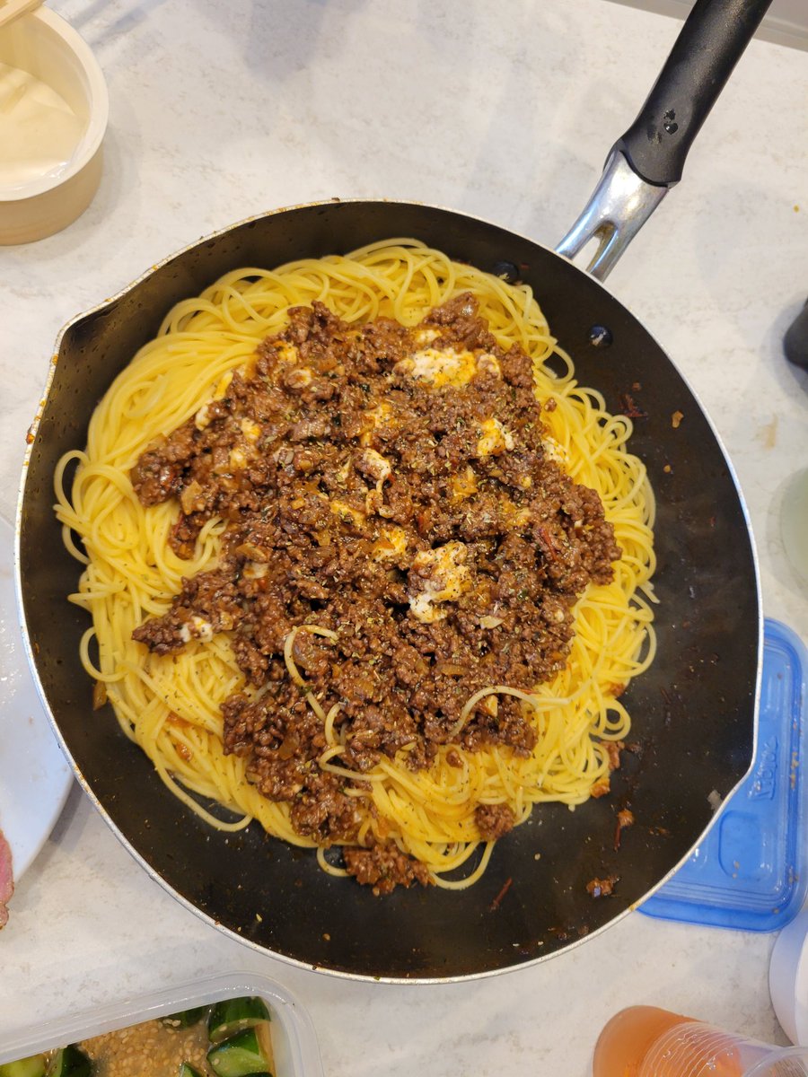 ありがたい、、、パスタ2種類マジで神様🥹🥹🥹夢鍵さんのトマト系の