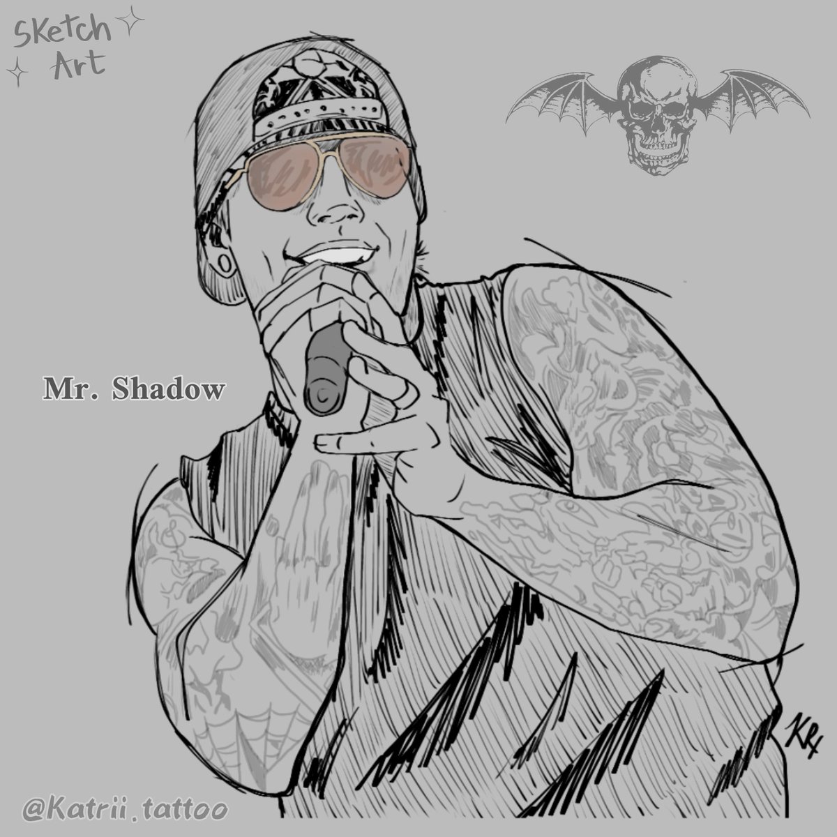 Marichely2099's tweet photo. 🌟Hello @shadows_eth I admire your music and the evolution of Avenged Sevenfold 💜 I hope you really like this Drawing! 🫰🏻

#avengedsevenfold #MrShadow #fanart #sketchart https://t.co/zjBnb02KiJ