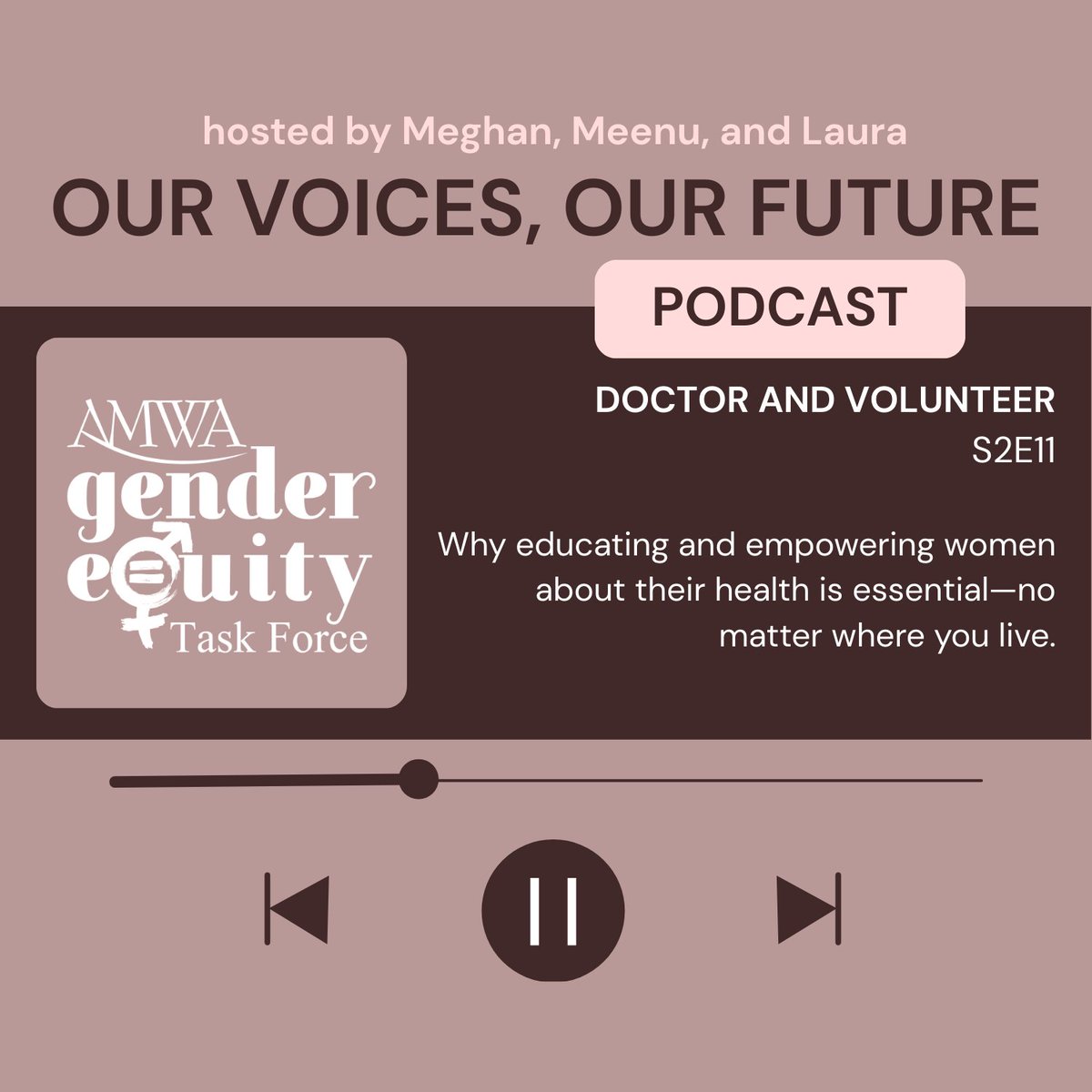 AMWADoctors's tweet image. In this episode of Our Voices, Our Future (Season 2, Episode 11), Dr. Katherine Simpson, a Jamaican-born, Cuban-trained general practitioner working in Grenada, shares her powerful insights on women’s health, community outreach, and the value of preventative medicine. From…