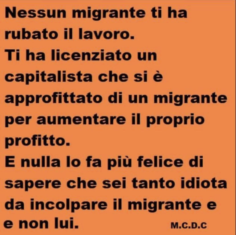 gianluc75235316's tweet photo. Questo volevo dirvi ma brava la destra a convincere tanta gente che è così. Sveglia popolo, facciamo sentire il che vento  fischia ancora. ✊ https://t.co/R8KJSg1x3X