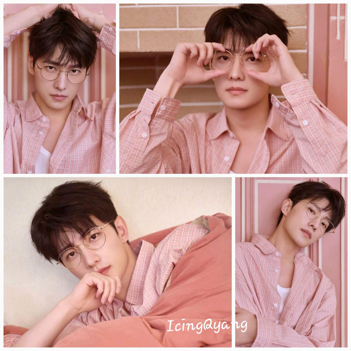 icingquinyang2's tweet photo. #prettyinpink #preppie who says guys can't wear pink, here's #YangYang杨洋 proving otherwise. #mellow #eyecandy https://t.co/CQiFtPdfK9