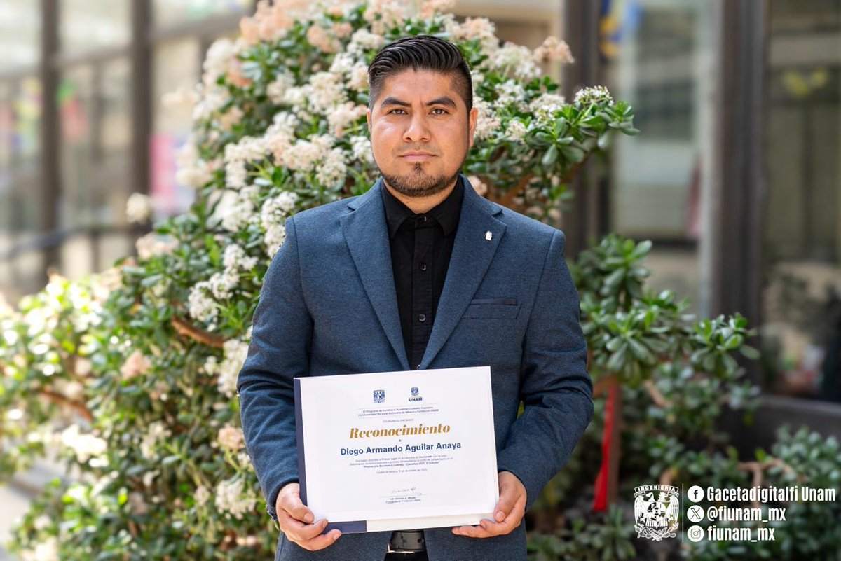 Hoy se celebró la Ceremonia de Premio a la Excelencia Lomnitz-Castaños 2025, reconocimiento otorgado por Fundación UNAM y la #UNAM a las tesis sobresalientes en torno a reducción de riesgos de desastres, en beneficio de la sociedad mexicana.
La #FIUNAM felicita a:
🥇 Ing. Yajayra